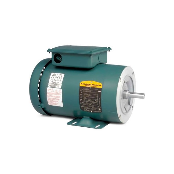 Baldor-Reliance Motor CUHL3519, 1HP, 1725RPM, 1PH, 60HZ, 56C, 3524L, TEFC, F3, N